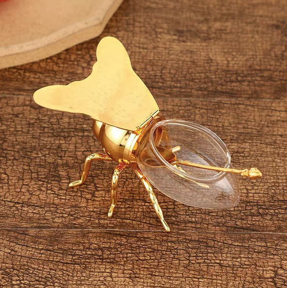 Decorative Bee-Shaped Honey Jar