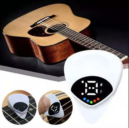 2-in-1 Guitar Picks-Acoustic Guitar Tuner
