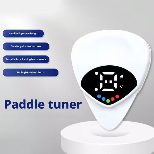 2-in-1 Guitar Picks-Acoustic Guitar Tuner