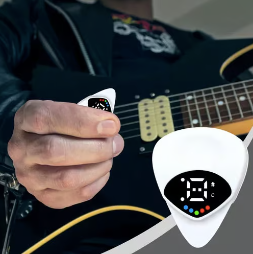 2-in-1 Guitar Picks-Acoustic Guitar Tuner
